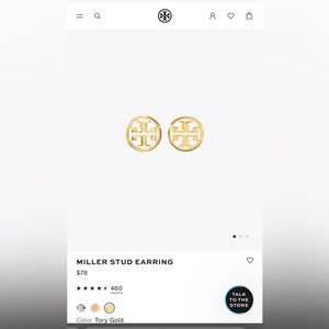 Tory Burch MILLER STUD EARRING
